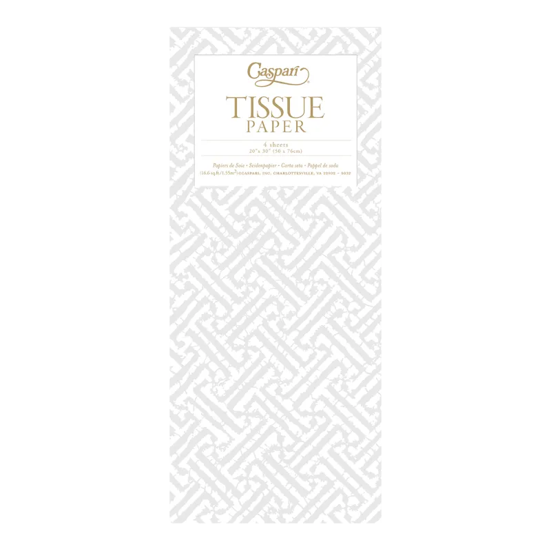 Seidenpapier Caspari Pearl Fretwork