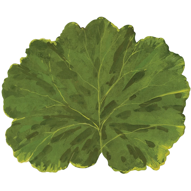 Caspari Papiertischset Tischset Leaf Blatt Grün