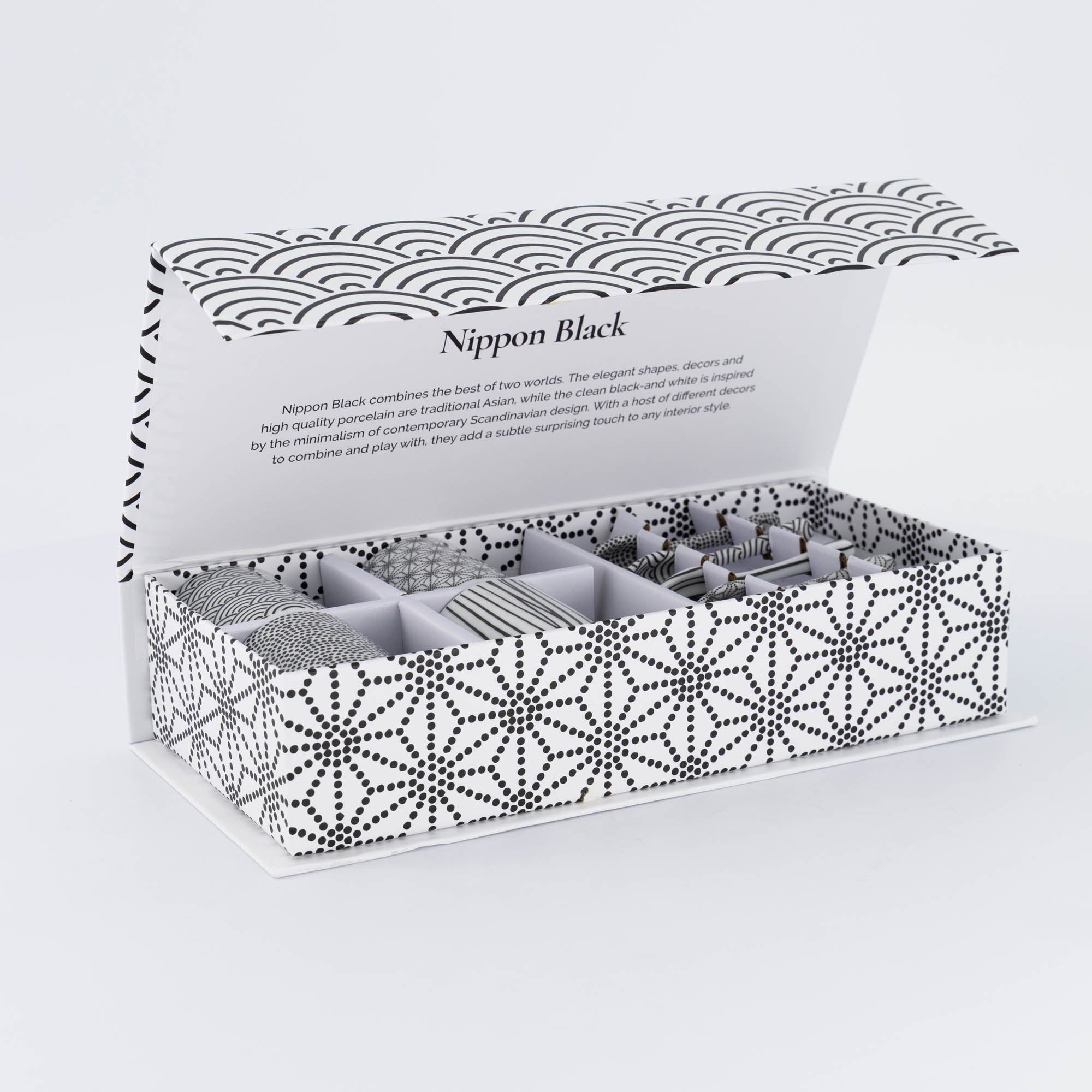 Nippon Black Geschenkset 12-teilig Tokyo Design Studio