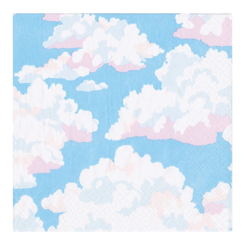 Blue Skies Lunch Serviette Caspari 18490L