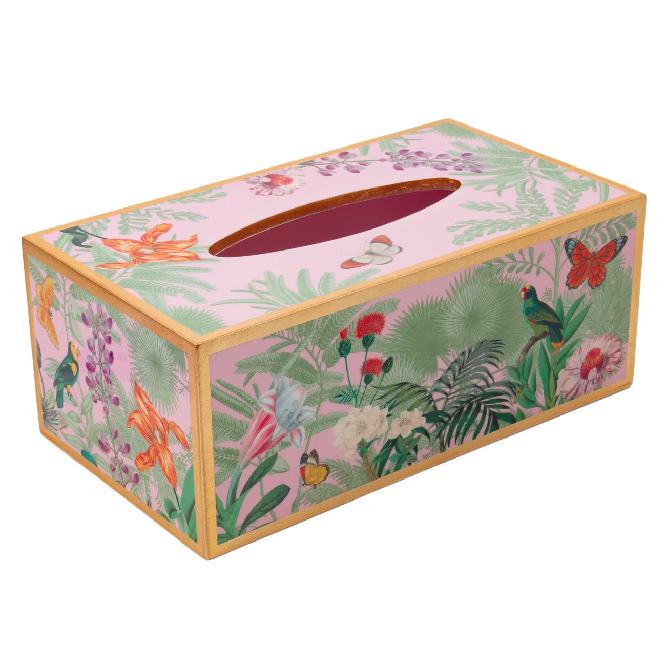 Paradise Garden Lack Lacquerware Kleenexbox Caspari