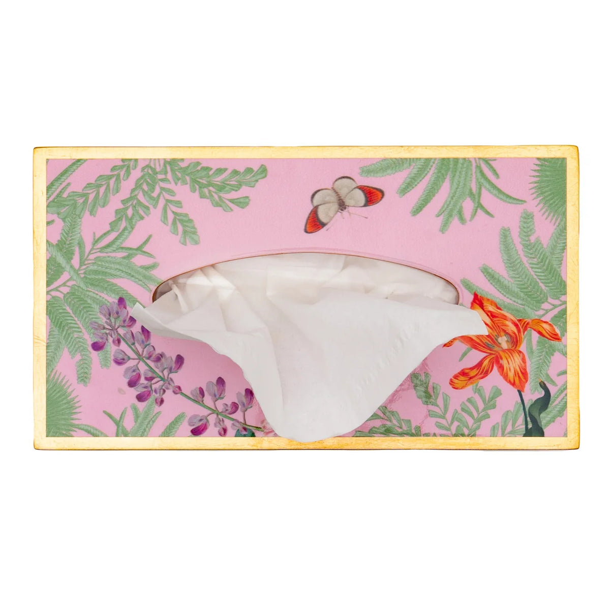 Paradise Garden Lack Lacquerware Kleenexbox Caspari