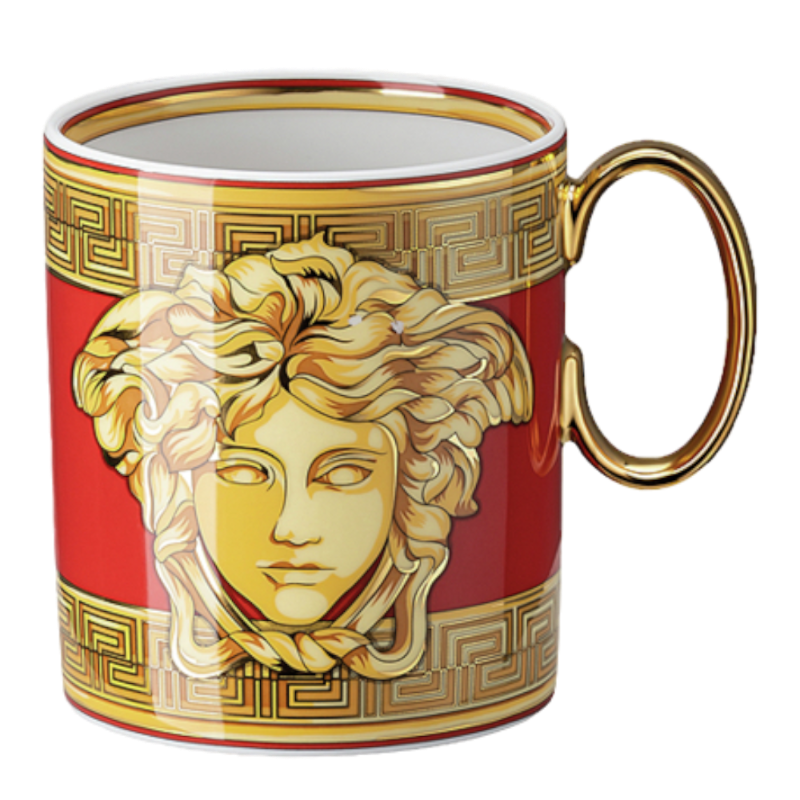 Versace By Rosenthal Geschirr Medusa Amplified Golden Coin Mug