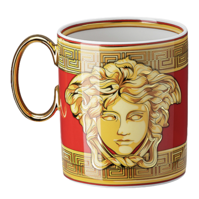 Versace By Rosenthal Geschirr Medusa Amplified Golden Coin Mug