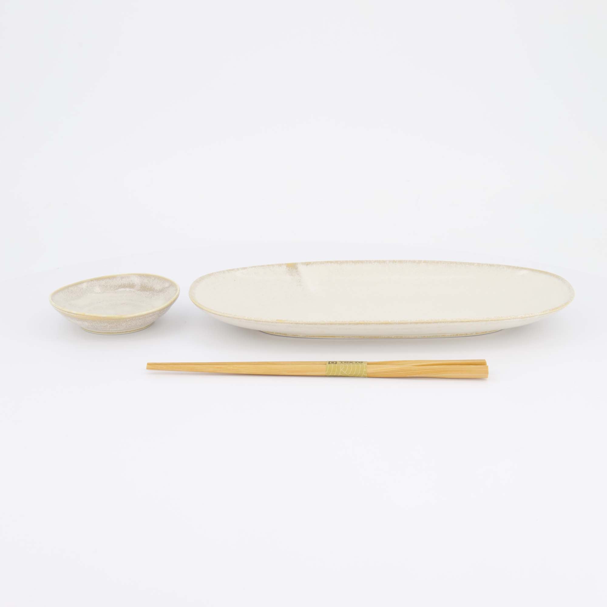 Titanium Matte Sushi Geschenkset Tokyo Design Studio