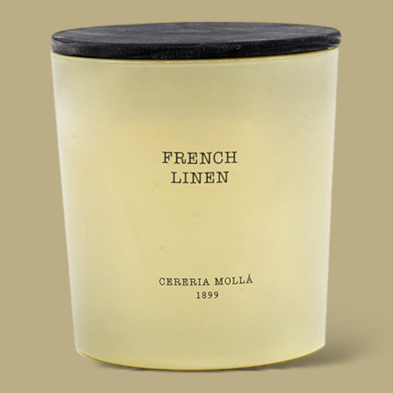 French Linen Kerze Cereria Molla