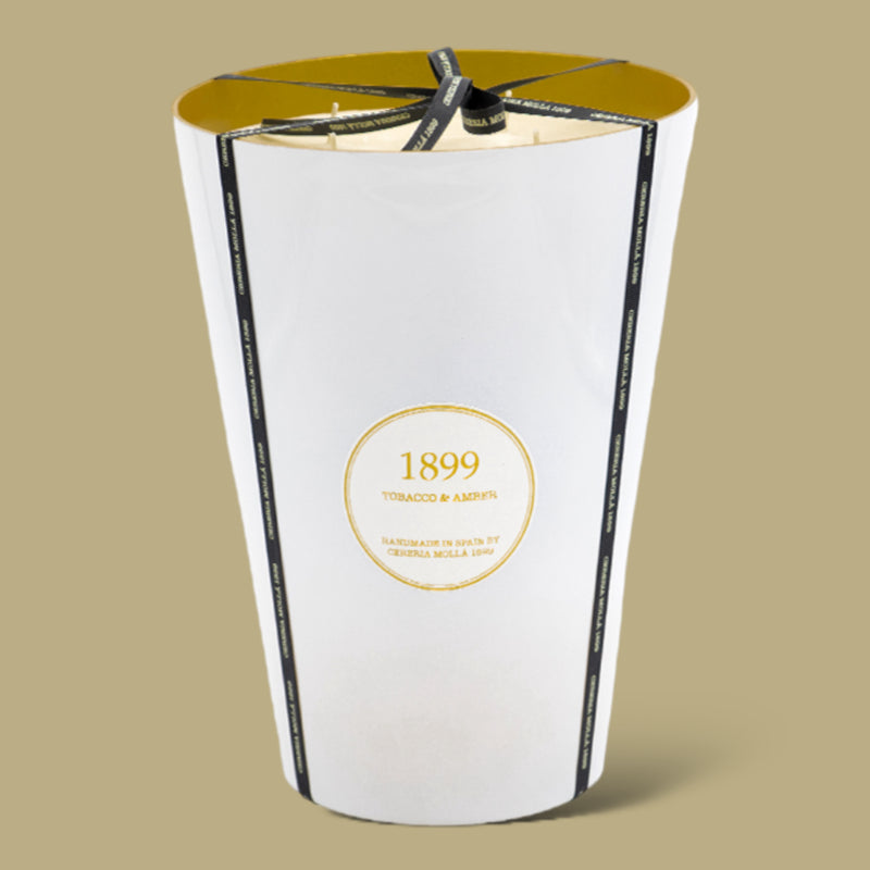 Tobacco und Amber Kerze Cereria Molla