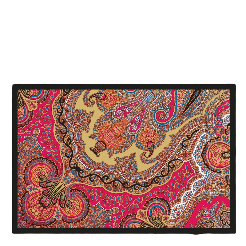 Caspari Tablett Crimson Jaipur Lacktablett