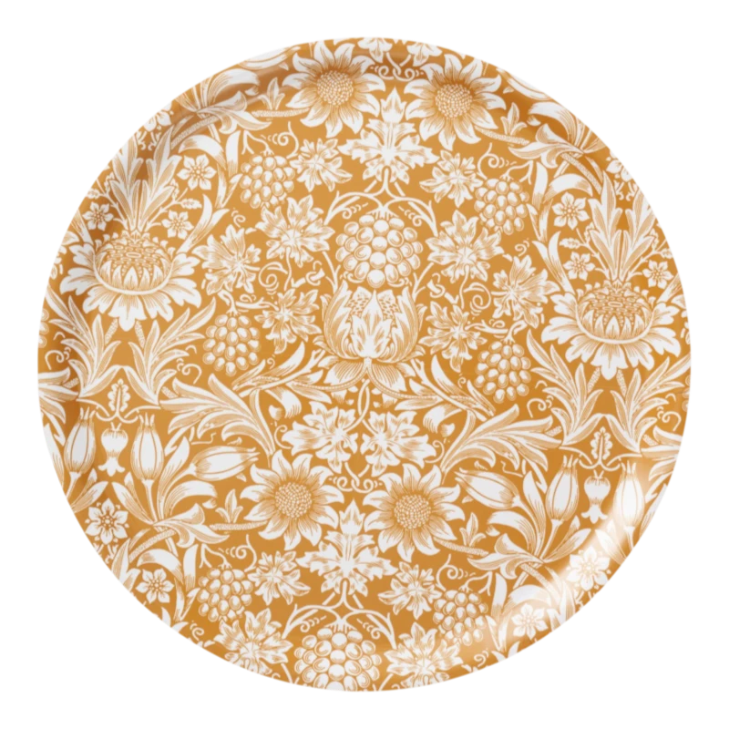 Sunflower Golden Tablett 38 cm Klippan
