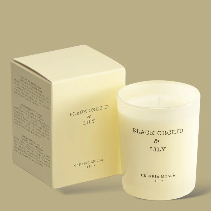 Black Orchid und Lily Kerze Cereria Molla