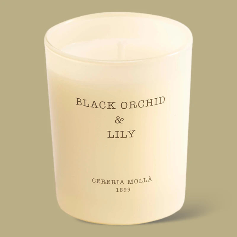 Black Orchid und Lily Kerze Cereria Molla