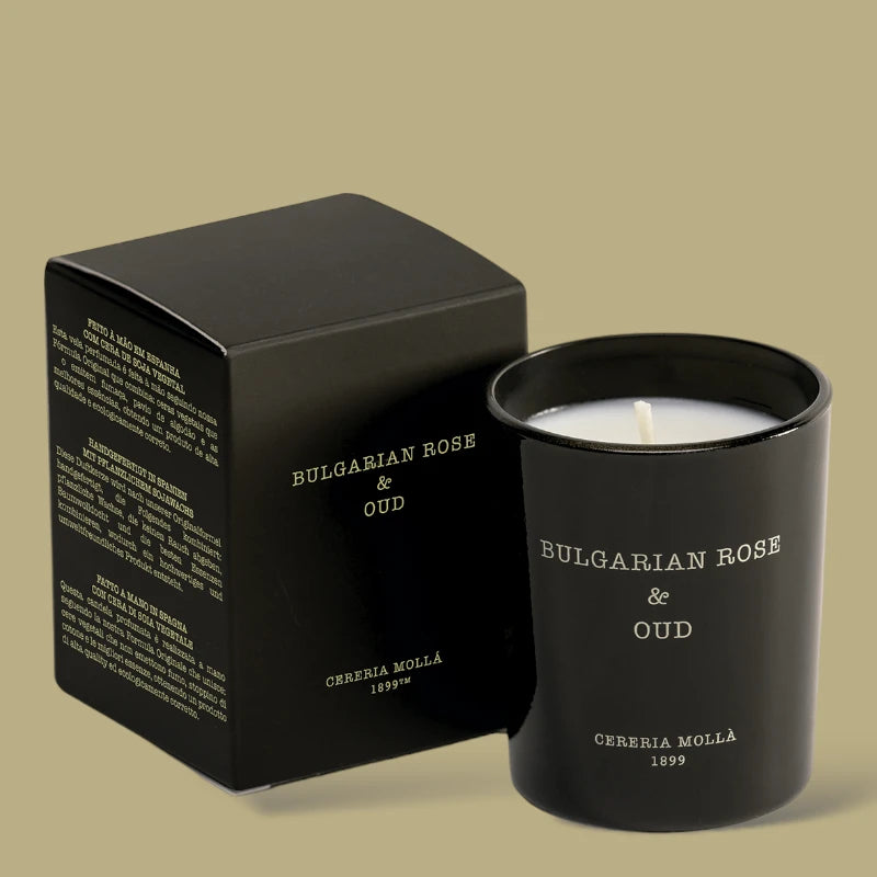 Bulgarian Rose und Oud Kerze Cereria Molla