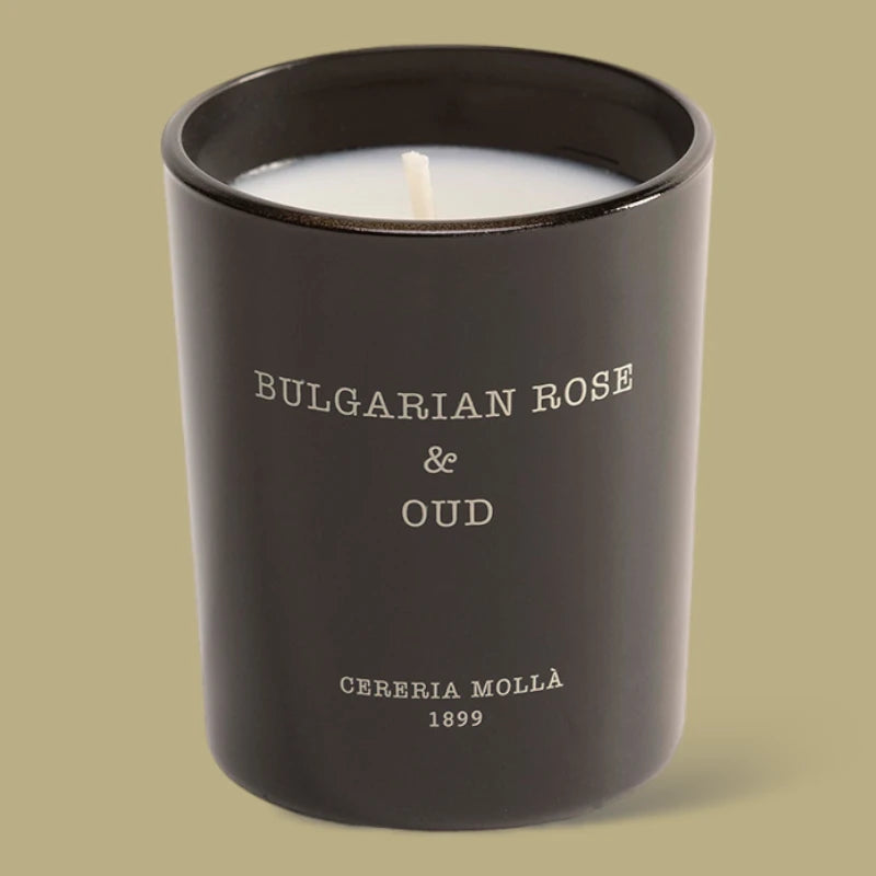 Bulgarian Rose und Oud Kerze Cereria Molla