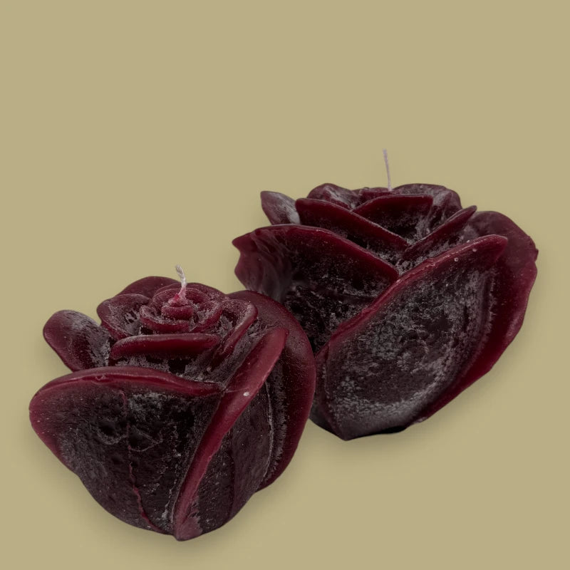 Dekocandle Rosenkerze Large Bordeaux C42904B