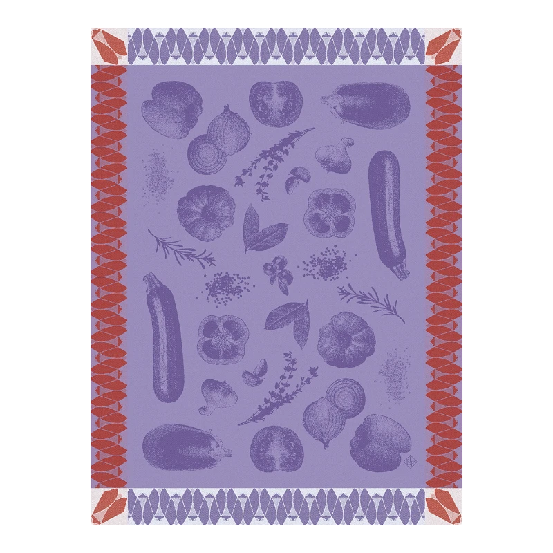 Geschirrtuch Le Jacquard Francais Ratatouille Aubergine 29289