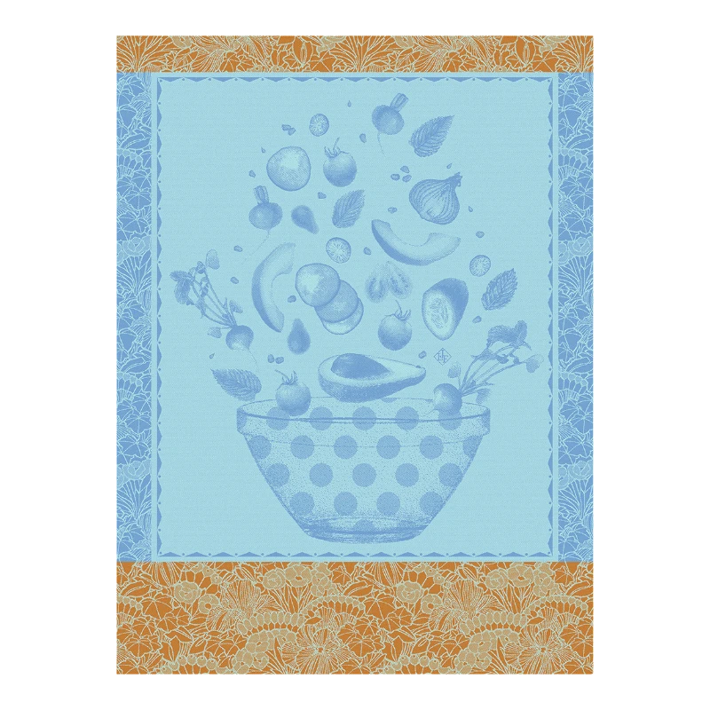 Geschirrtuch Le Jacquard Francais Salade d Ete Bleuet 29253