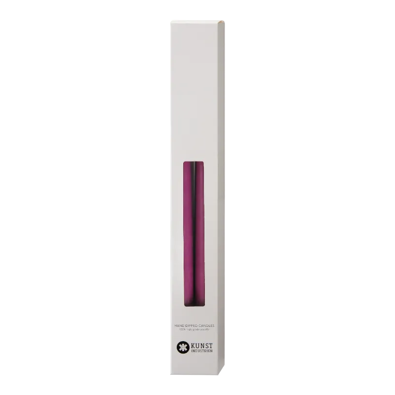 Kunstindustrien Stabkerzen 22 mm 35 cm Dark Heather
