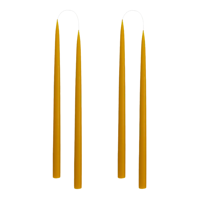 Kunstindustrien Stabkerzen 22 mm 35 cm Honey