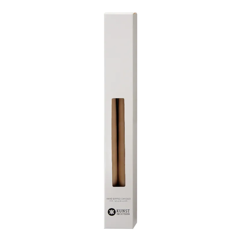 Kunstindustrien Stabkerzen 22 mm 35 cm Nougat