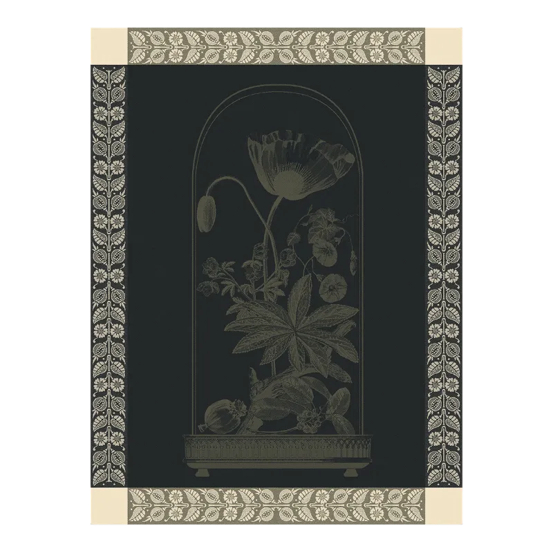 Le Jacquard Francais Geschirrtuch Curiosites Minerales CharbonLe Jacquard Francais Geschirrtuch Curiosites Florales Empires