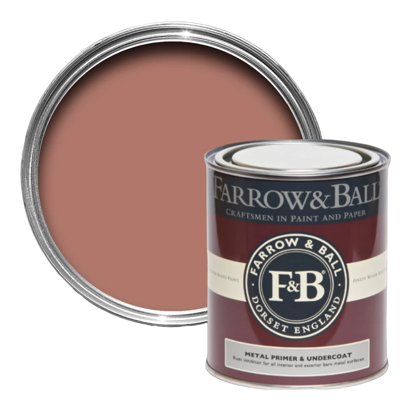 Farbtupfer Farrow & Ball Farrow Ball F+B Zubehör  Grundierung Metall Metallgrundierung Hell Red Warm Tones