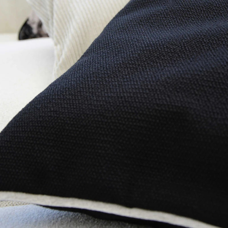 Rohleder Home Collection Kissen Ocean Schwarz