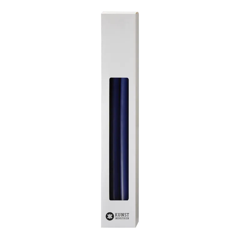 Kunstindustrien Stabkerzen 13 mm 28 cm True Blue