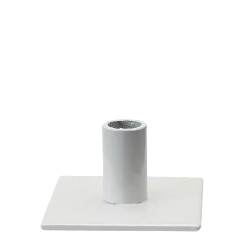 Kunstindustrien Square Mini Kerzenständer 13 mm Weiss