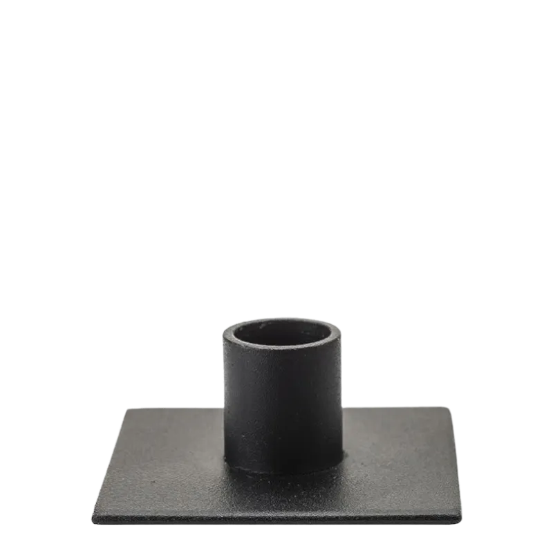 Kunstindustrien Square Kerzenständer 22 mm Schwarz