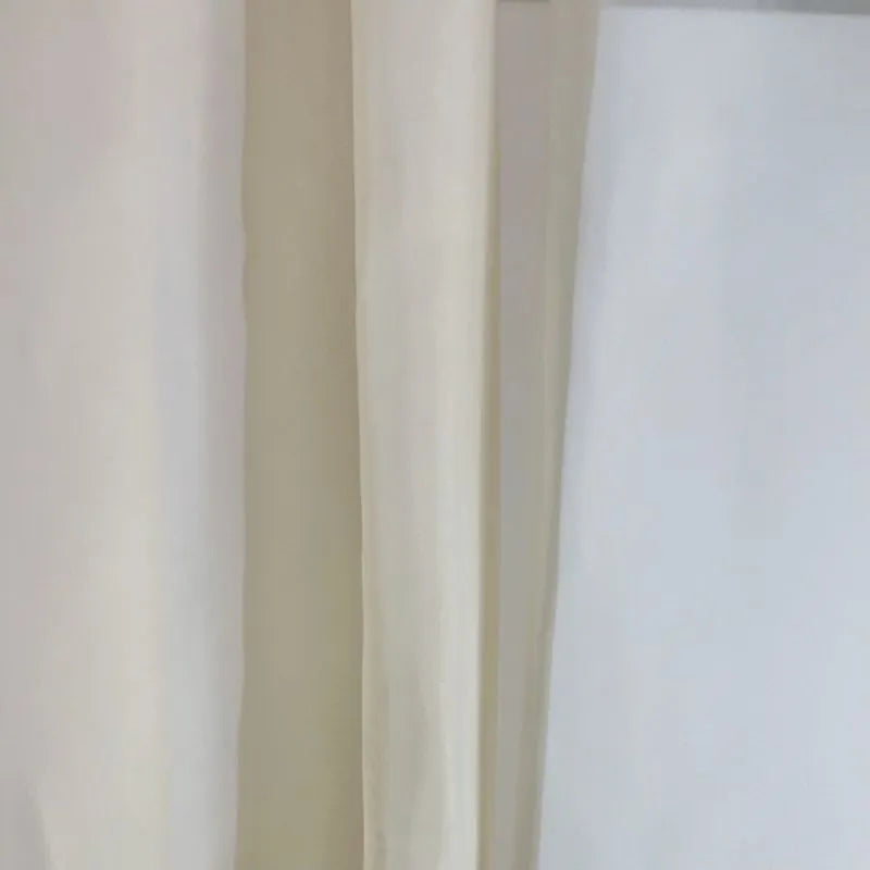 Voile Farbtupfer Massvorhang Vorhang auf Mass Creme