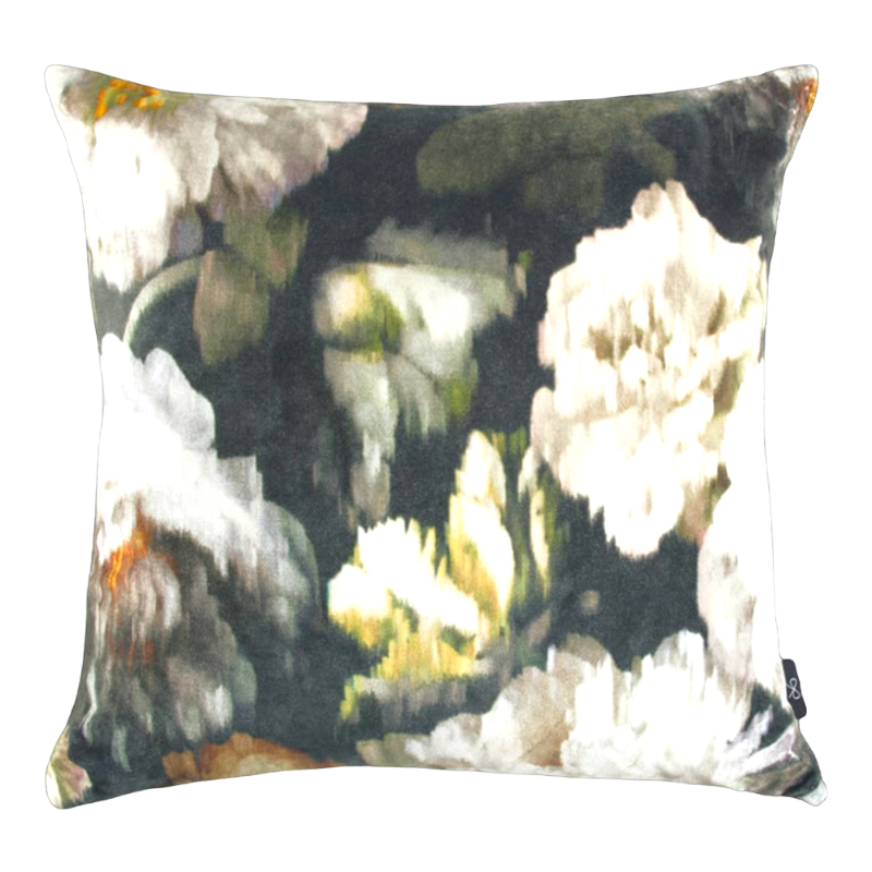 Black Edition Herbaria Obsidian Kissen 50 x 50 cm