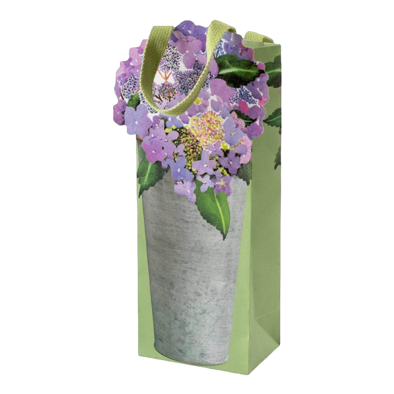 Flaschentasche Caspari Hydrangeas Hortensien