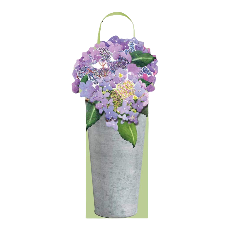 Flaschentasche Caspari Hydrangeas Hortensien