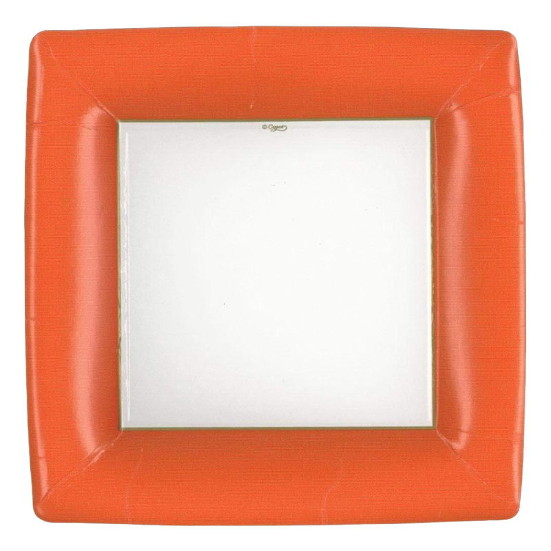 Caspari Partyteller Kartonteller Orange