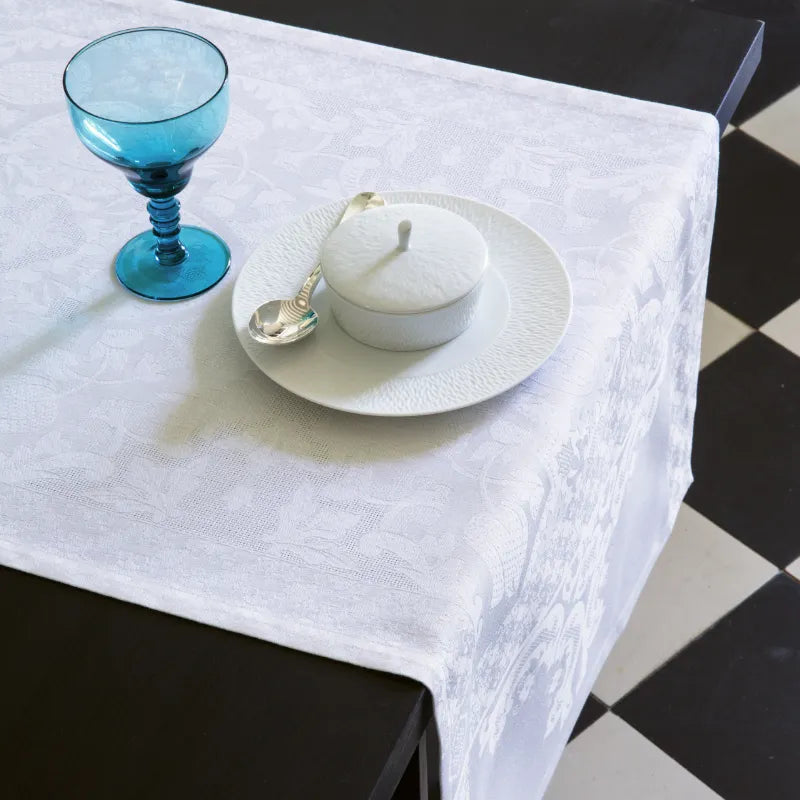 Tischläufer Azulejos Weiss Le Jacquard Francais