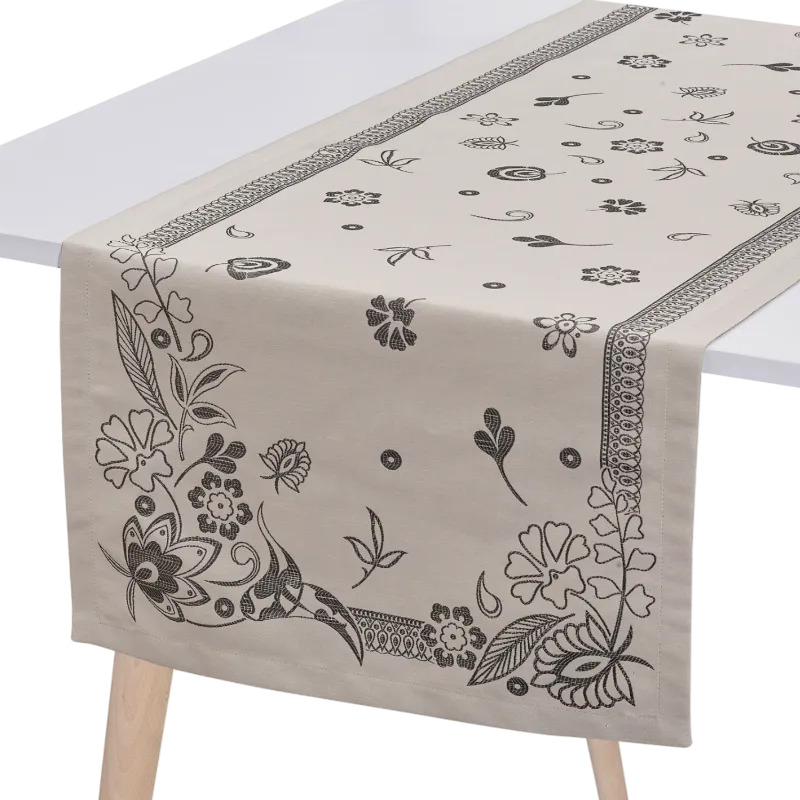 Tischläufer Haute Couture Caviar Le Jacquard Francais