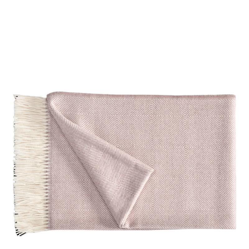 Christian Fischbacher Plaid Noble Rose 130 x 200 cm Decke Baby Alpaca