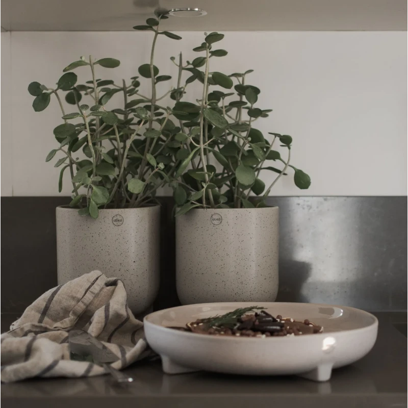 Plus Large Mole Dot DBKD Vessel Pot Bowl