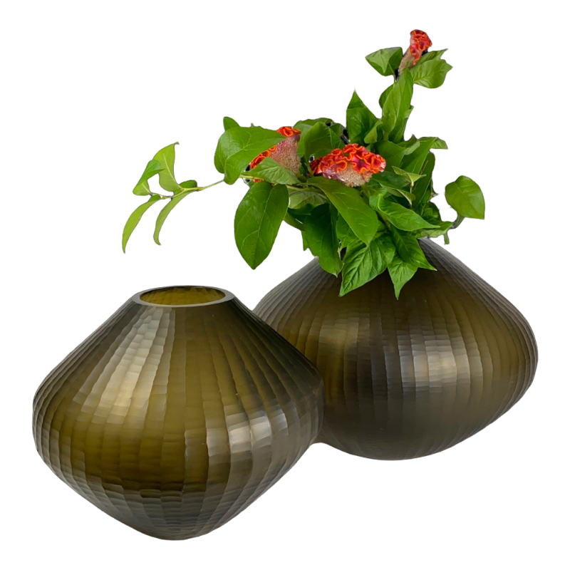 Dekocandle Vase Boulder Klein