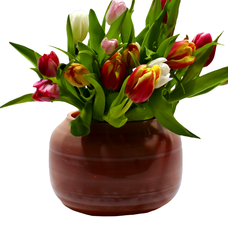 Dekocandle Vase Potpourri Gross Orange