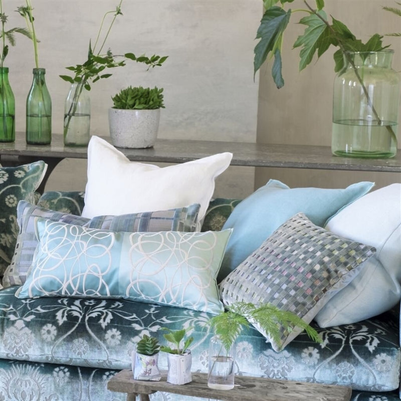 Designers Guild Kissen Marquisette Celadon Türkis Blau