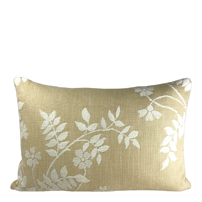 Farbtupfer Interior Design Kissen Fleur Beige