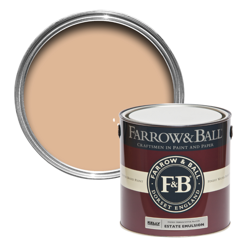 Farrow & Ball Farrow Ball Farben Kelly Wearstler Rot Pink Faded Terracotta CC 8