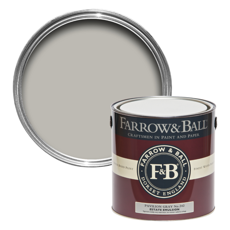 Farrow & Ball Farrow Ball Farben Grau Weiss Pavilion Gray 242