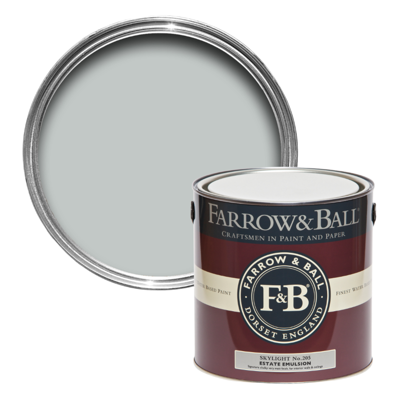 Farrow & Ball Farrow Ball Farben Weiss Blau Skylight 205