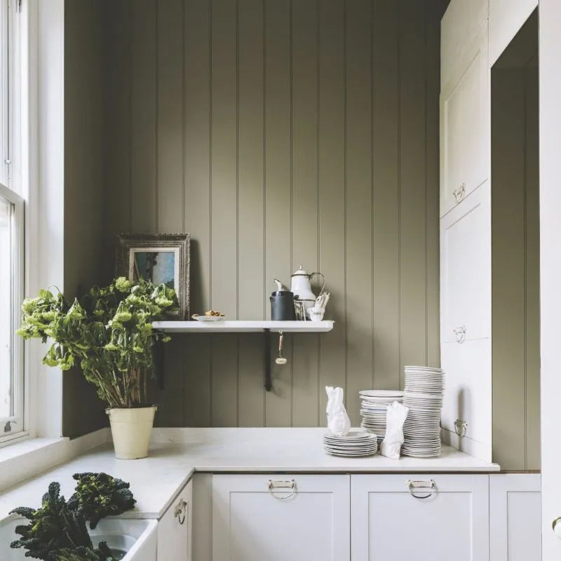 Farrow & Ball Farrow Ball Farben Grün Grau Dunkel Treron 292