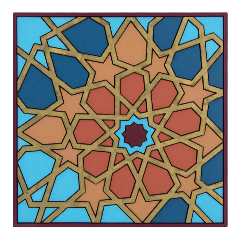 Images d'Orient Untersetzer Moucharabieh Blue