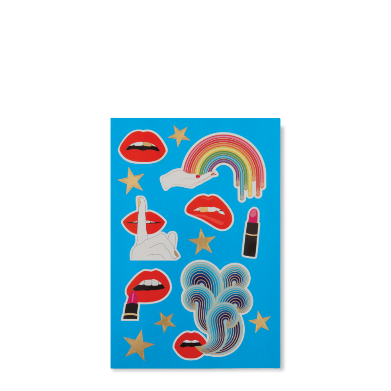 Jonathan Adler Lips Notizbuch A5