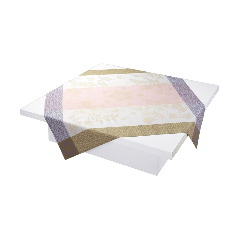 Le Jacquard Francais Asia Mood Tischcarre Tischtuch Rose Beige