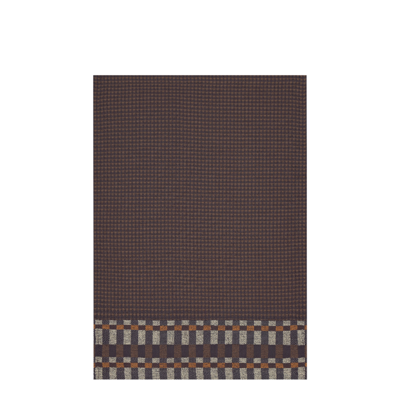 Le Jacquard Francais Geschirrtuch Handtuch Origin Ecorce Braun